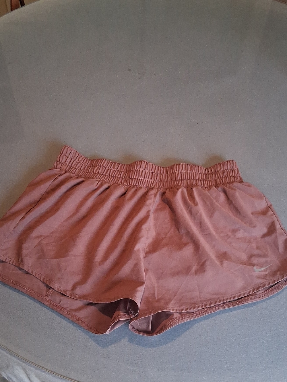 Nike Women's Dry Fit Dusty Rose Athletic Shorts with Elastic Waist